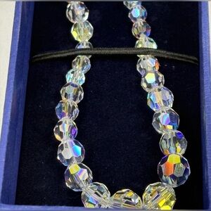 RARE, Authentic Swarovski Beaded Aurora Borealis Necklace. BNIB. DISPLAY ITEM.